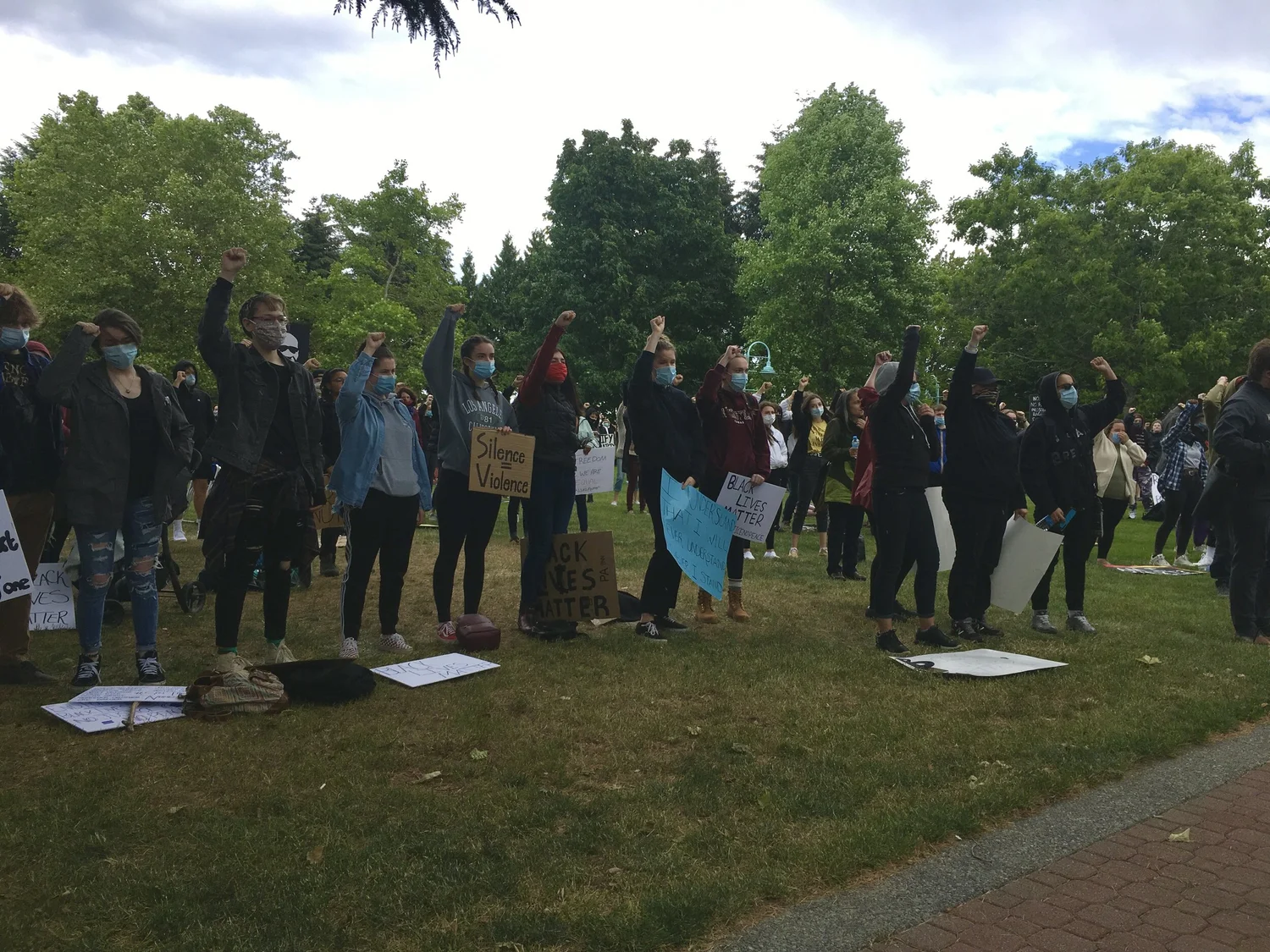 More than 500 attended an anti-racism rally in Nanaimo today episode artwork
