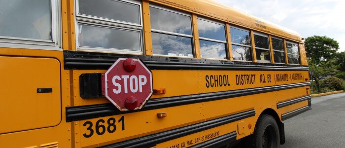 The seatbelts on the bus go click-click-click...