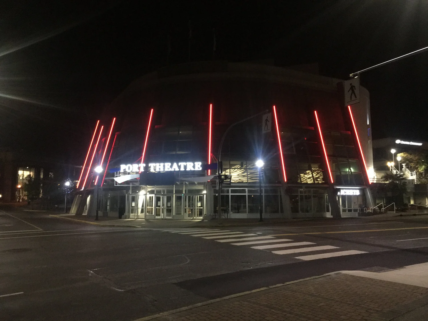 Port Theatre to light up in red tonight episode artwork