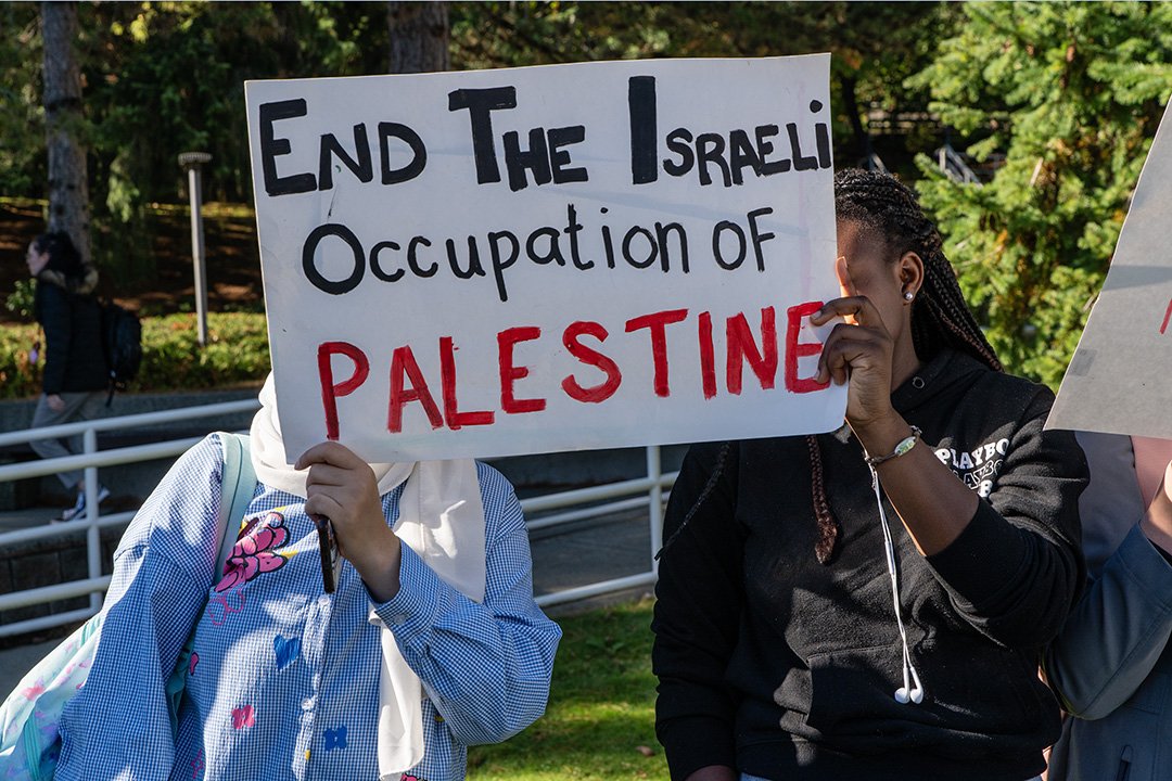 End the Israeli occupation of Palestine