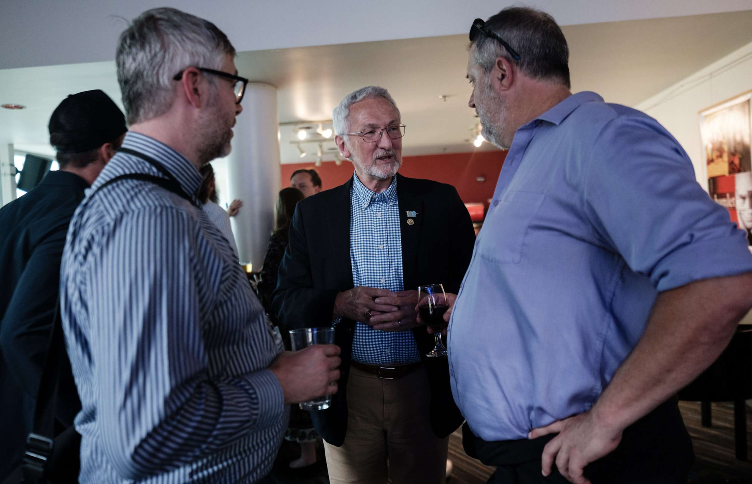Meeting Mayor Leonard Krog.