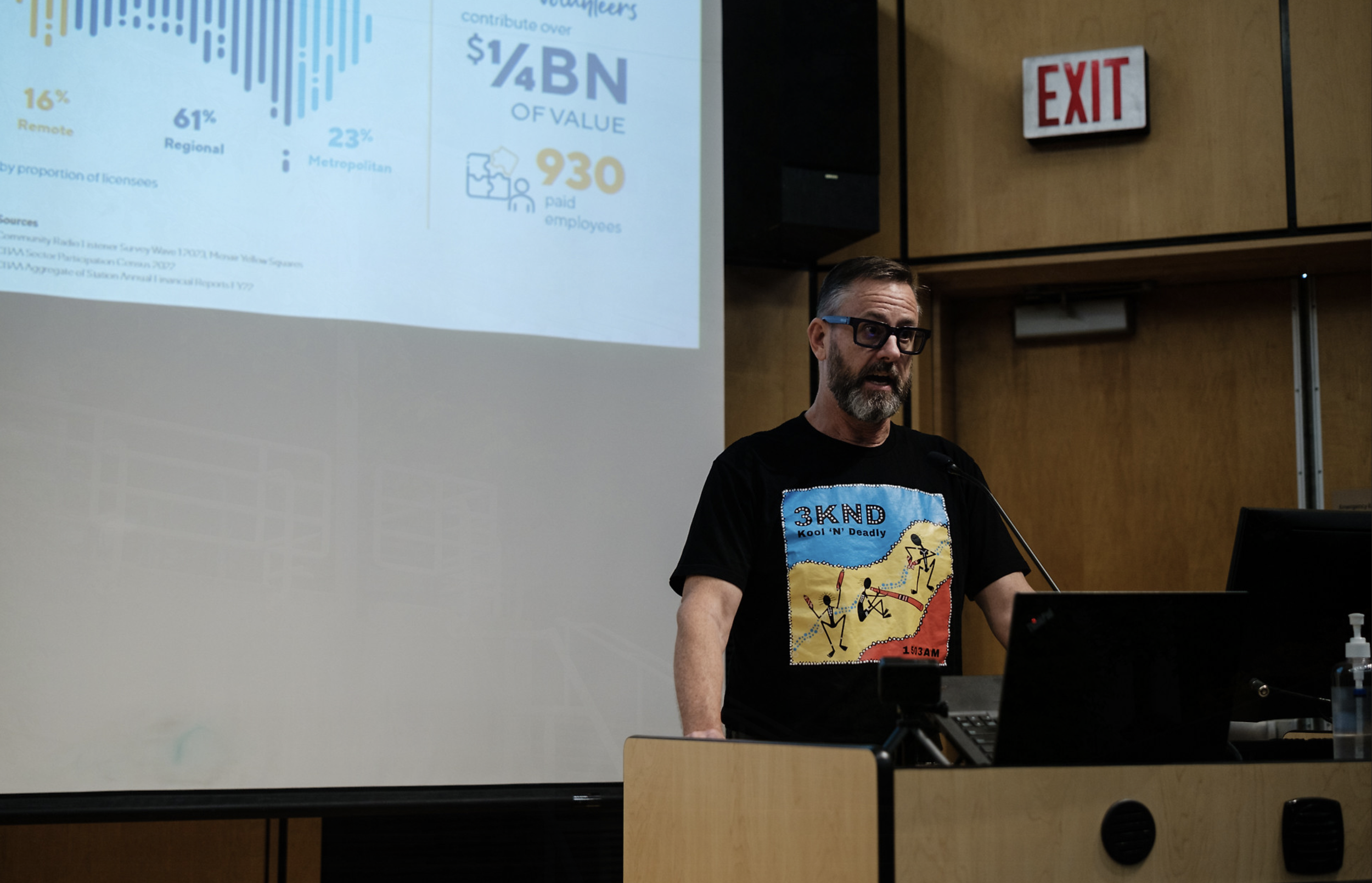 Jon Bisset from the CBAA gives the opening keynote.