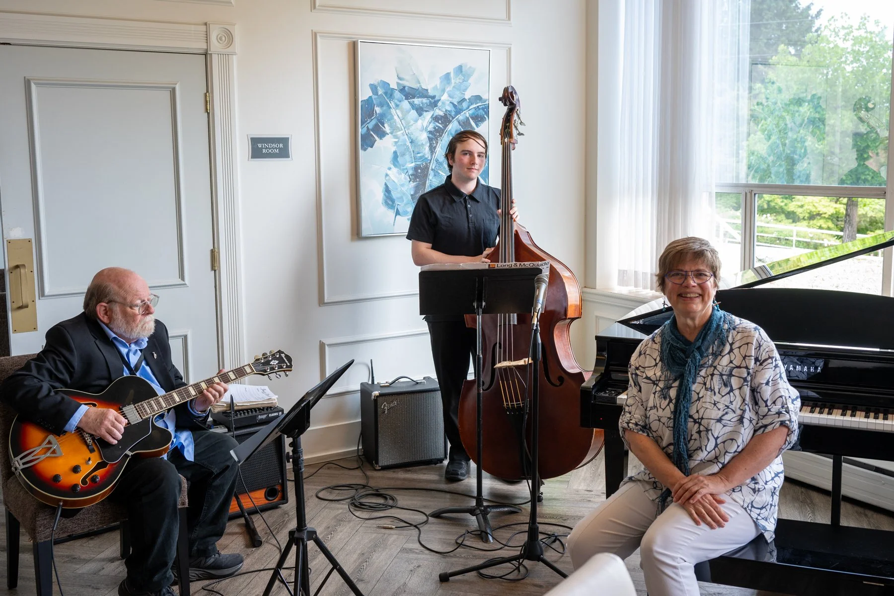 The Nanaimo Jazz scene flourishes with the local Jazz groups working together to organize the Sunday Jazz Brunch series