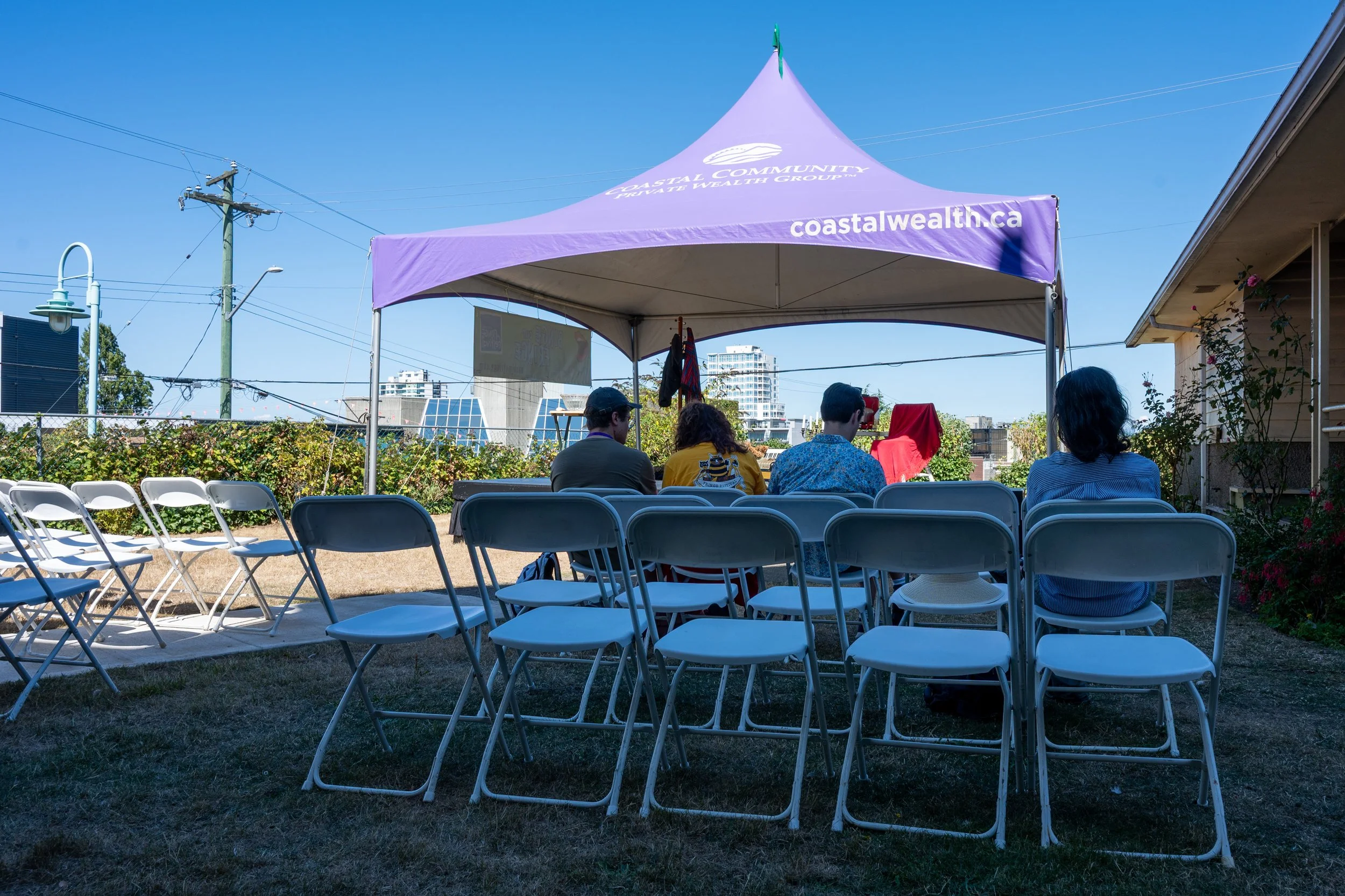 The Outdoor Stage at STAUC for Nanaimo Fringe