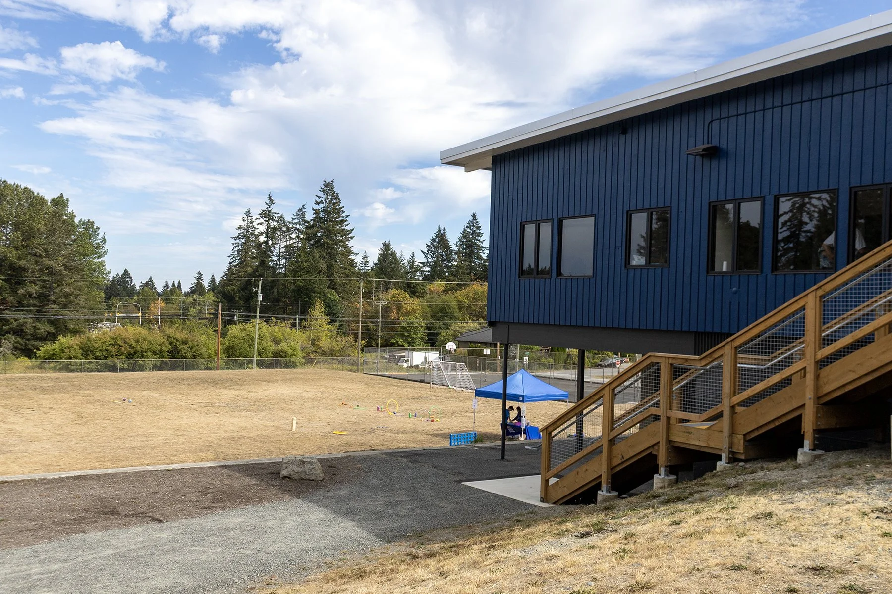 Outside the South Wellington Community Centre