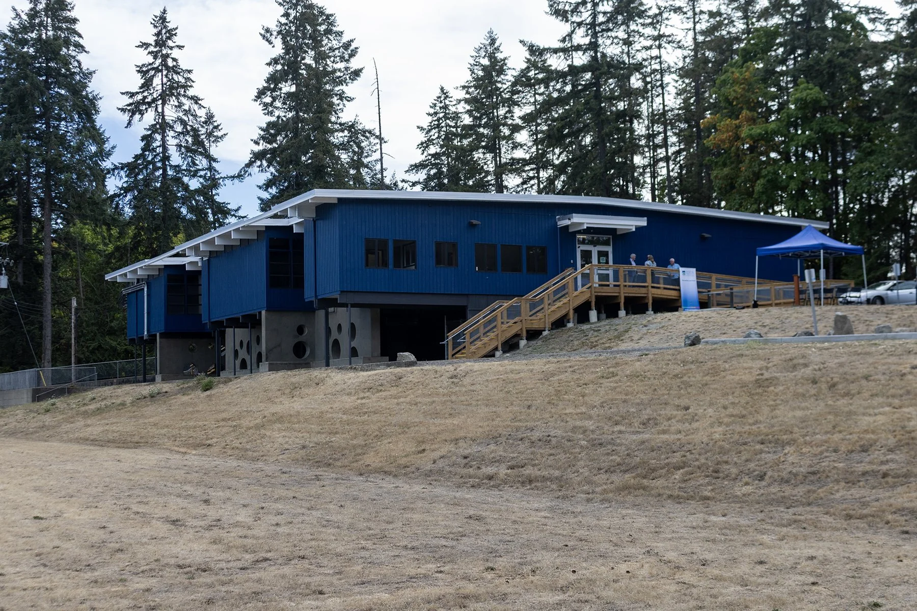 A view of the former school