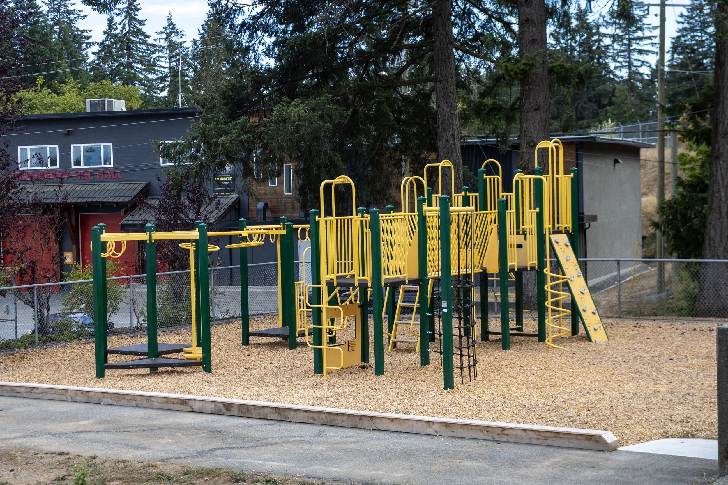 The centre's new playground