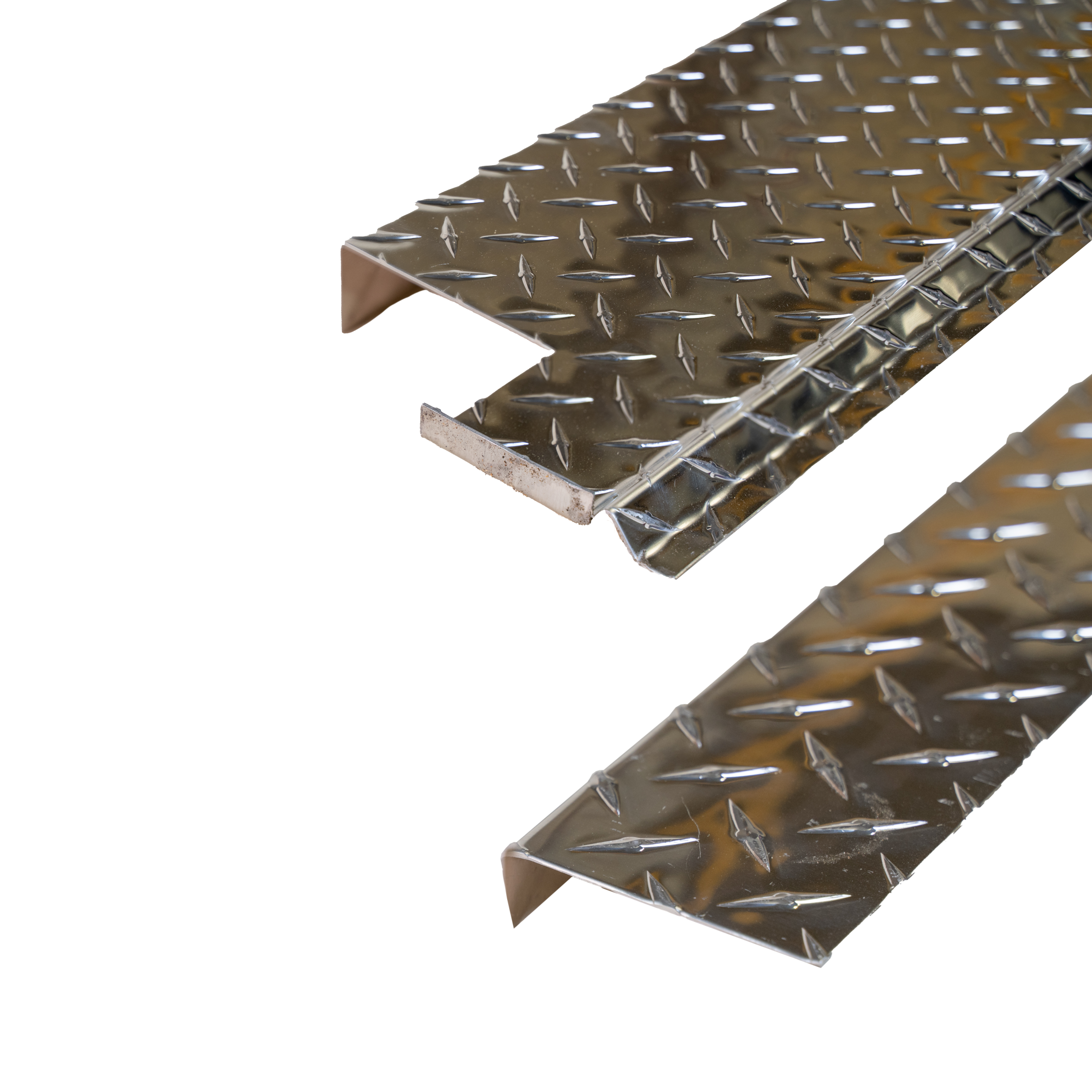 Diamond Plate Notched & Folded Thresholds &  Treadplate (ADT's)