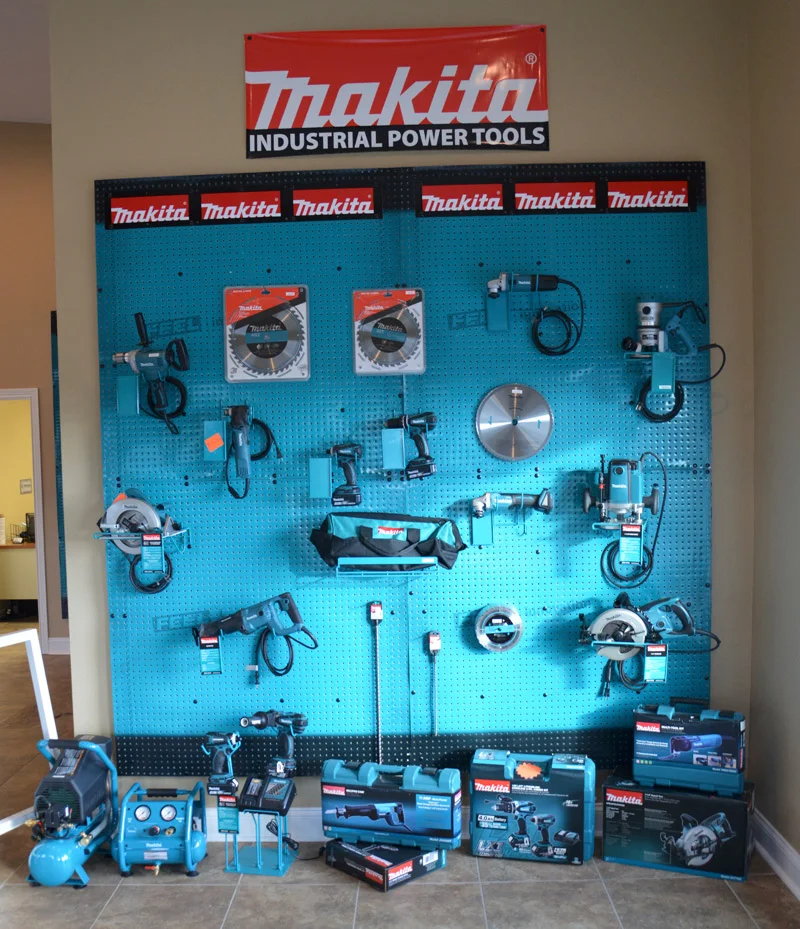 Makita Power Tools Display