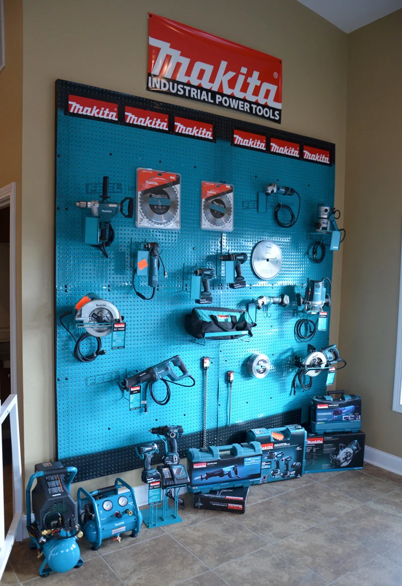 Makita Power Tools Display