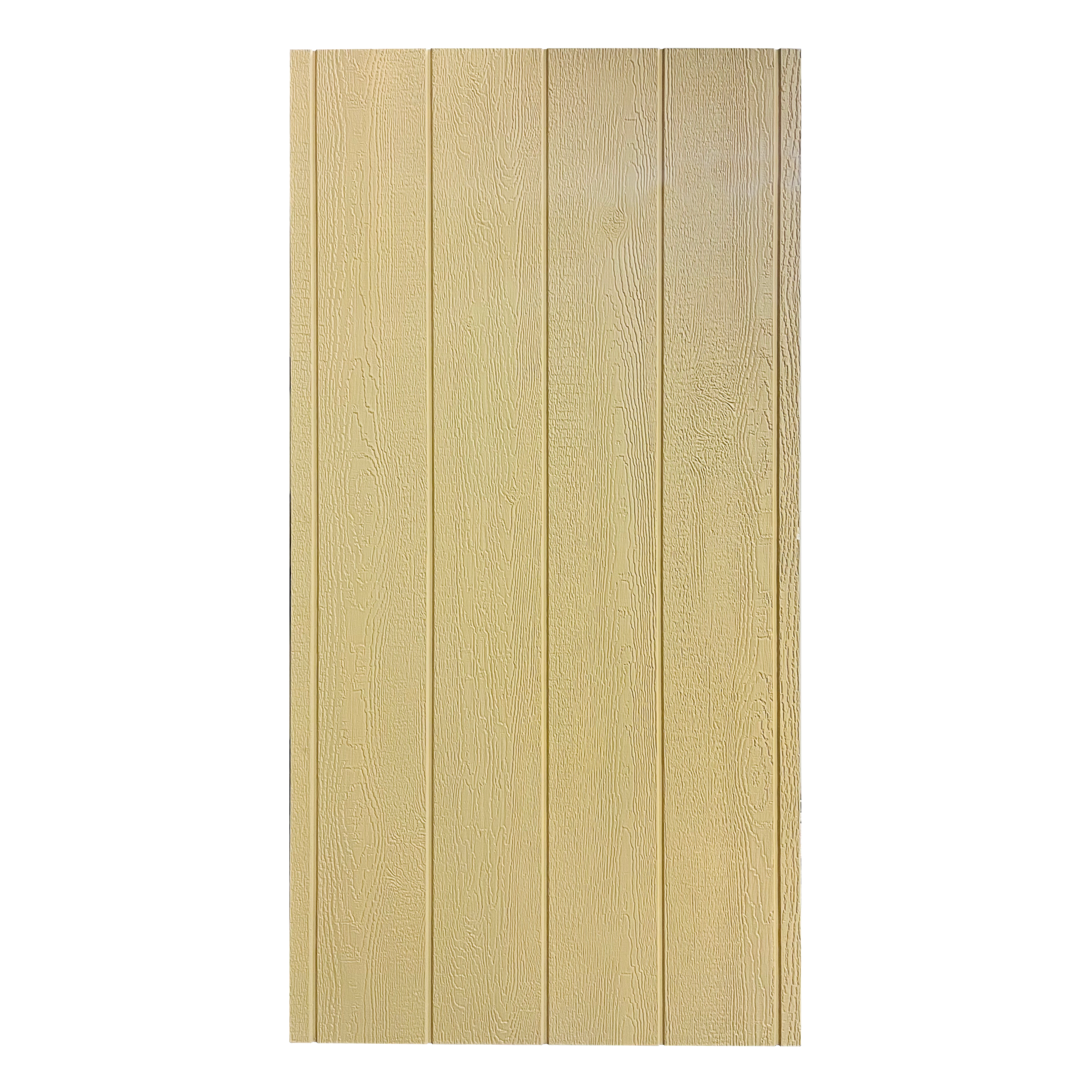 Wood-Grain Grooved, Plank, Slab Door
