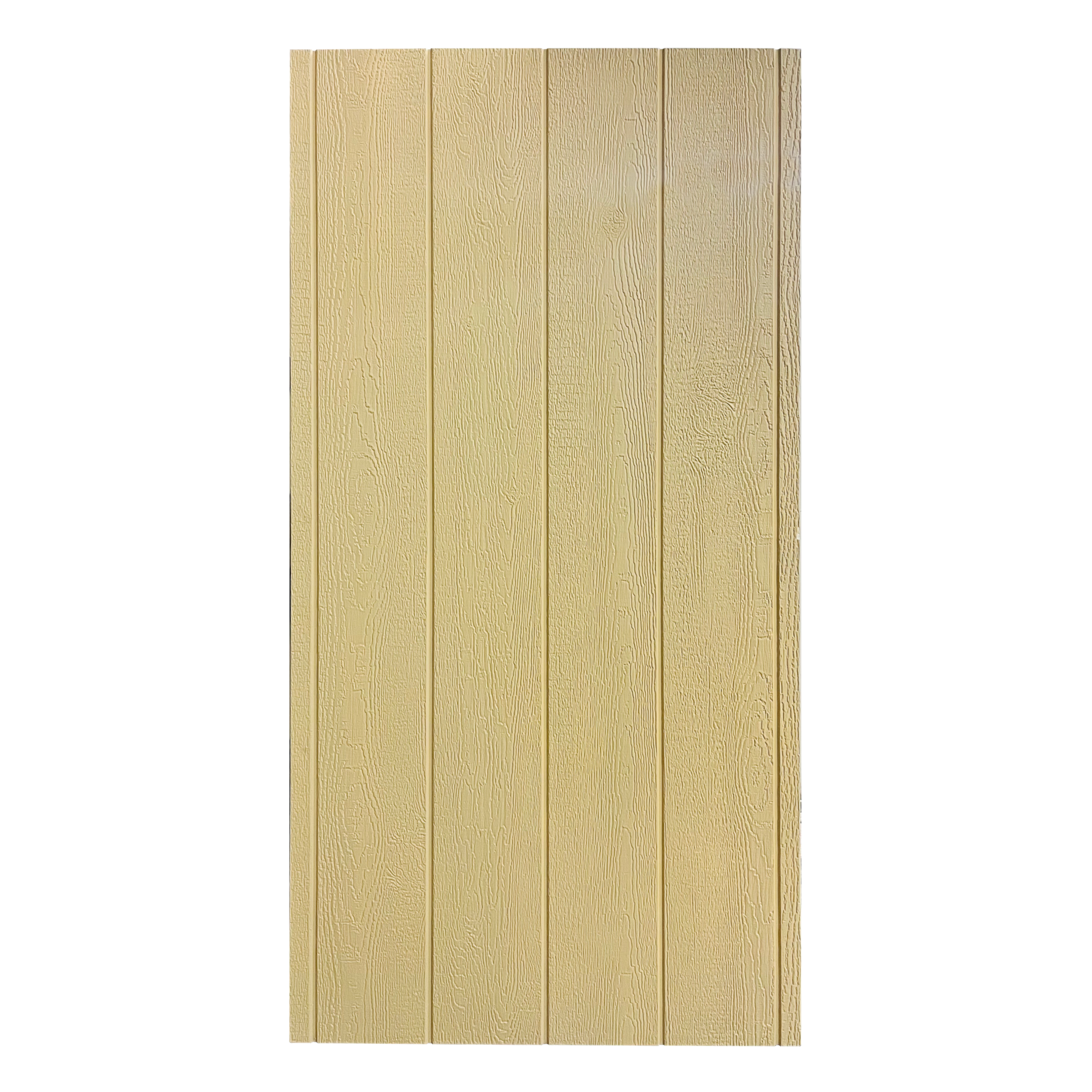 Wood-Grain Grooved, Plank, Slab Door