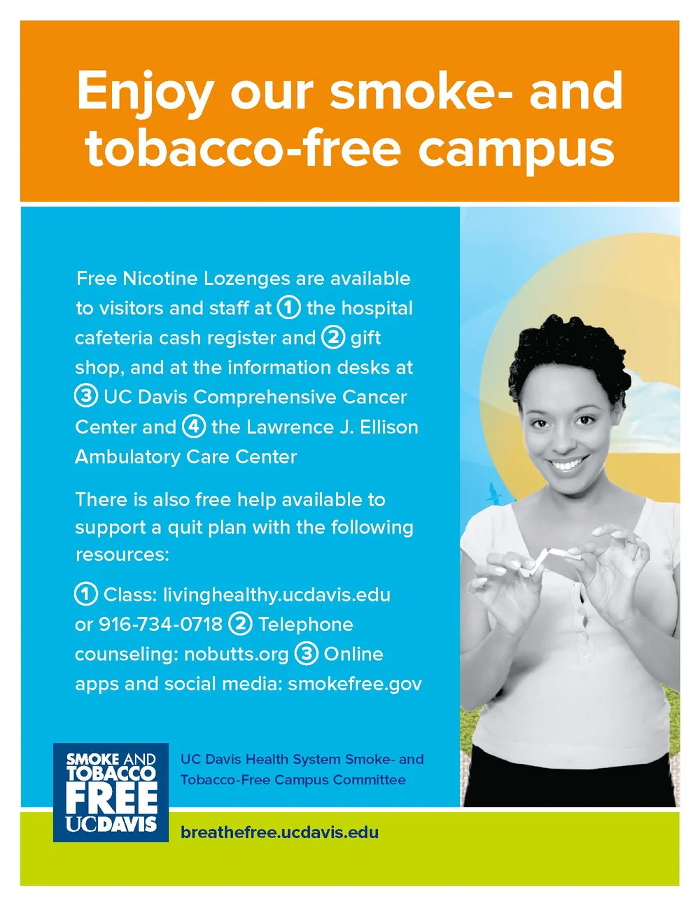 uc tobacco free UC Davis Medical Center Smoke and Tobacco-Free Policy Compliance Training —  California Tobacco-Free Colleges