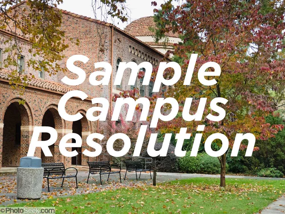 Sample Tobacco-Free Resolution