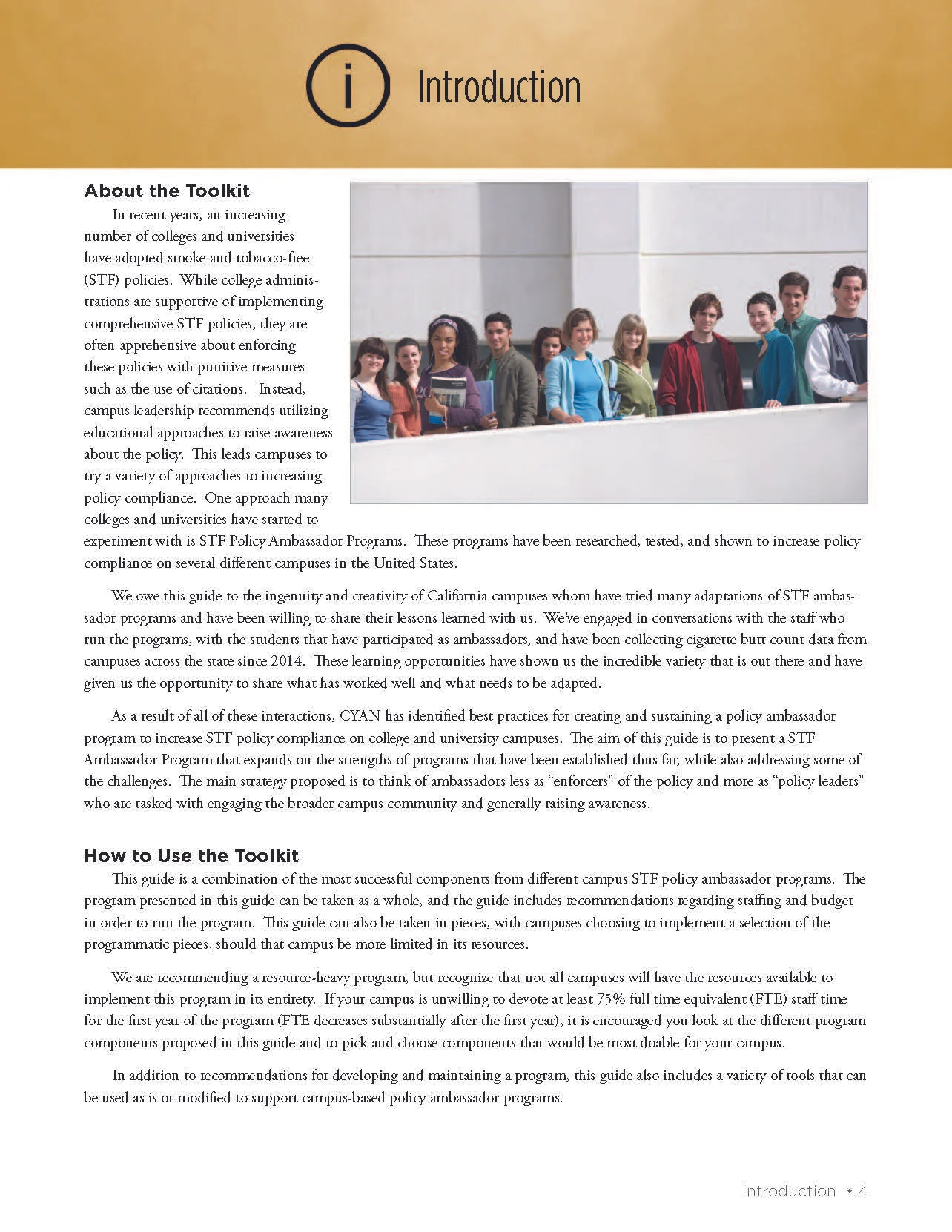 Section 1: Program Framework and Instructions