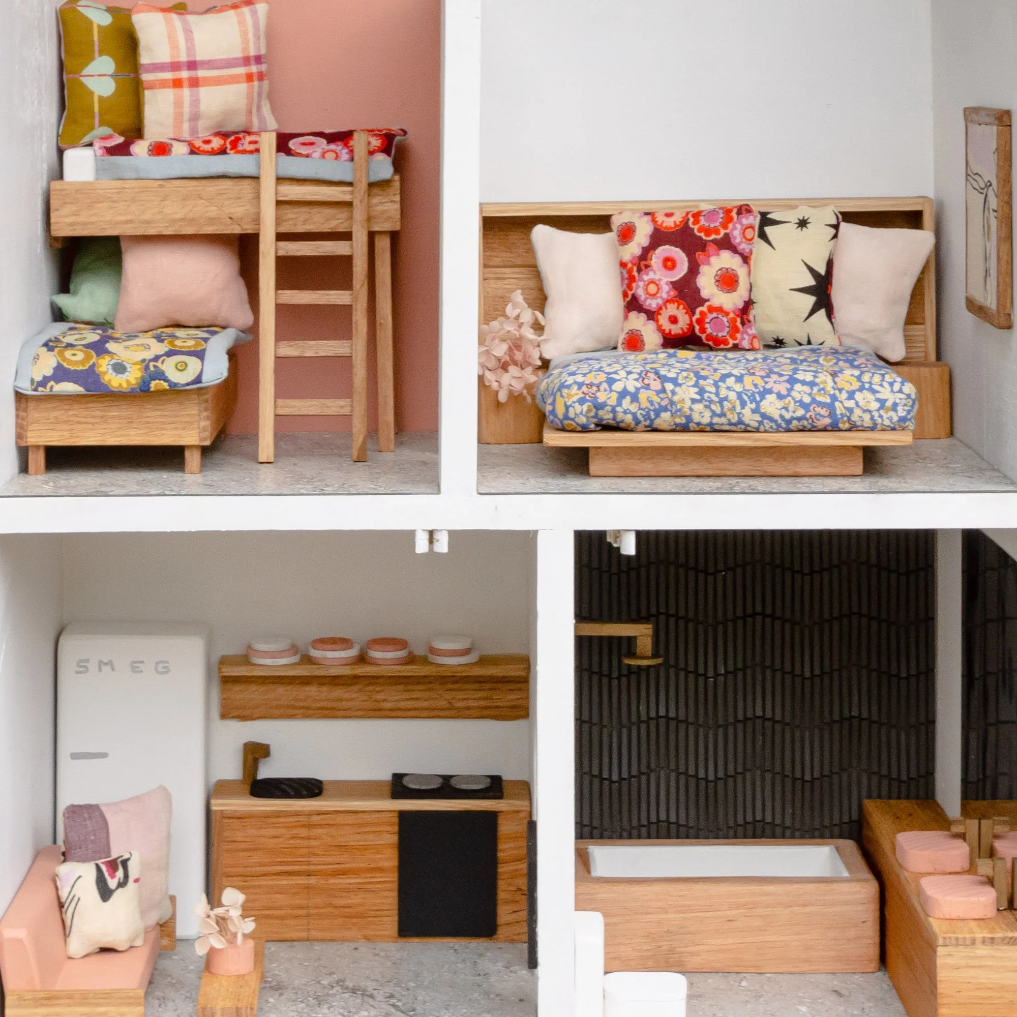 HOT Sofa Making Dolls House Furniture Diy Doll House Sofa 1：8