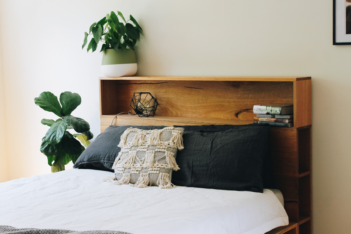al and imo handmade timber platform bed frame with bookshelf bed head (1 of 25).jpg