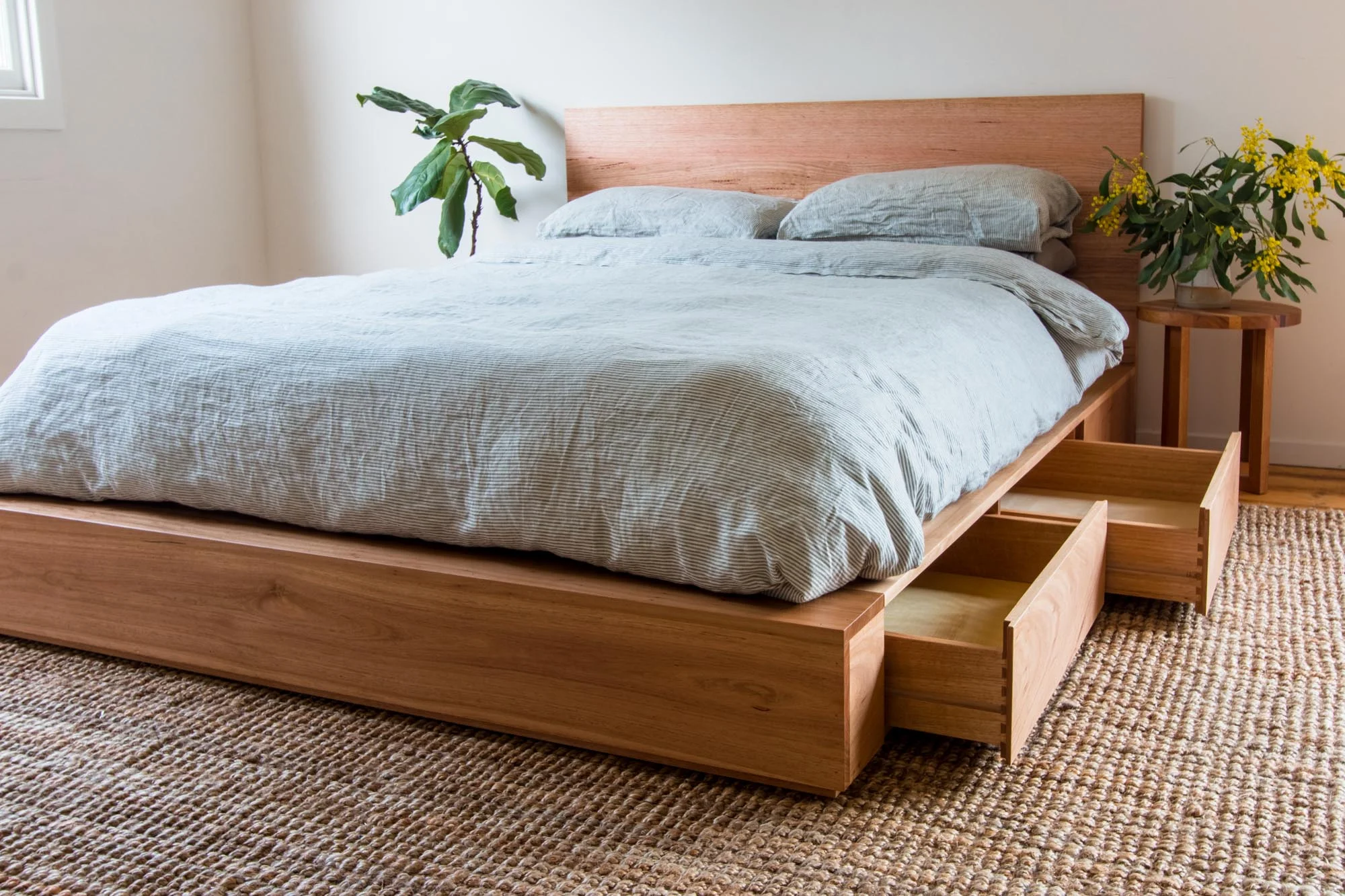 Al and Imo Handmade - Recycled Timber Platform Bed with drawers - Melbourne - Australia-3.jpg