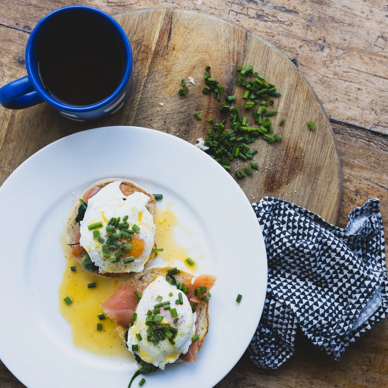 Smoked Salmon Eggs Benedict
