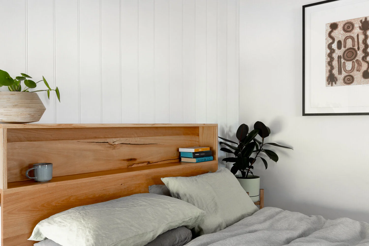 BOOKSHELF SQUARE BED — Al + Imo Custom Timber Furniture & DIY Australia
