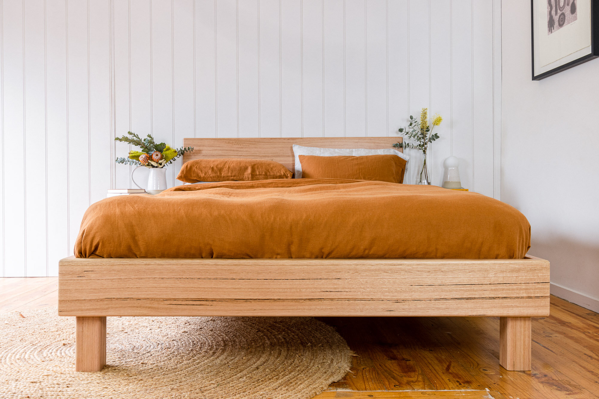 Al And Imo Custom Timber Furniture, Angled Bed Frame