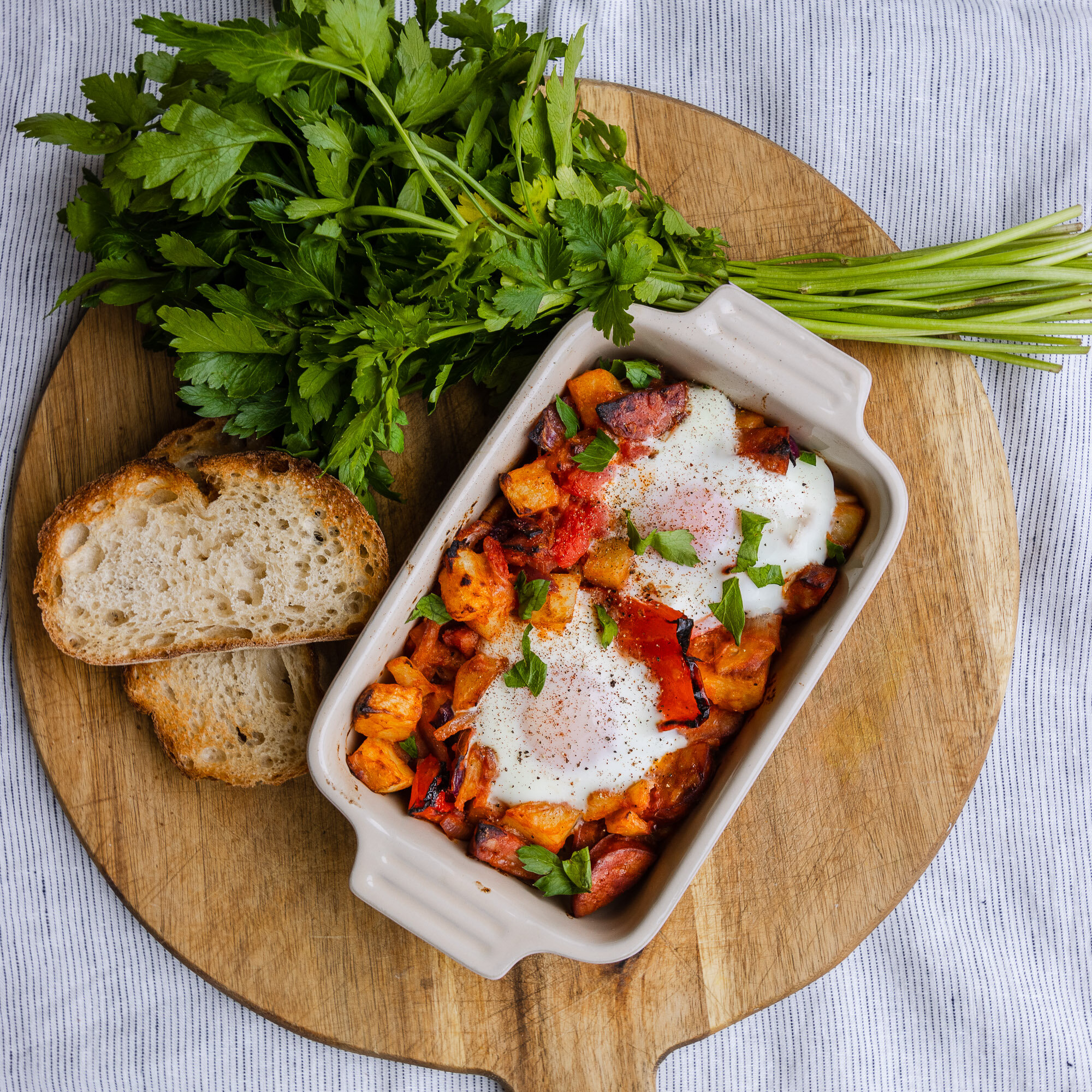 Spanish Baked Eggs