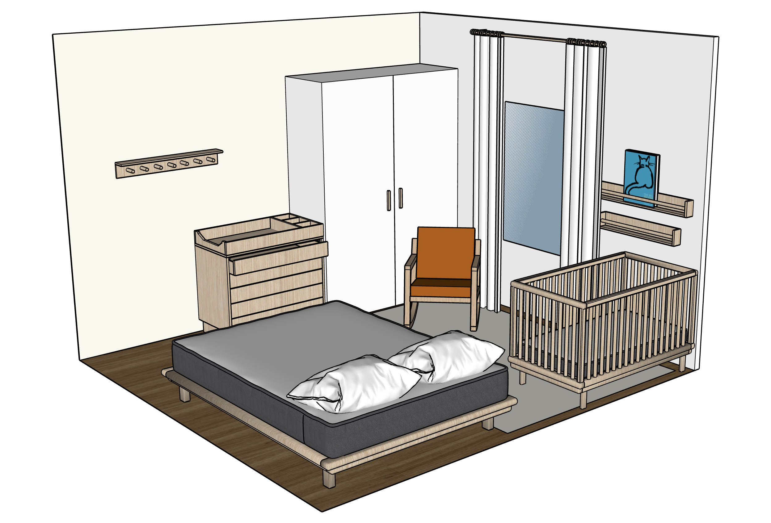 Our DIY Nursery Reveal — Al + Imo Custom Timber Furniture & DIY