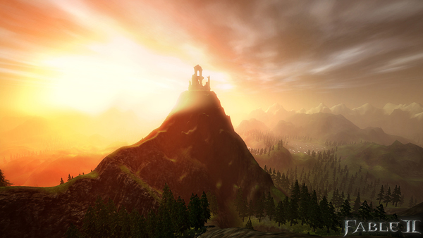 A beautiful vista symbolizing great things on the horizon. But a chance to see the future? Well...not so much.
