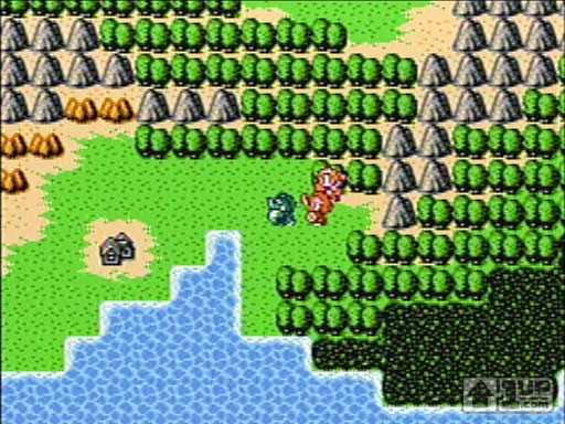 JRPG, I choose you! World screen from Guadia Quest, Retro Game Challenge's take on the classic JRPG. Image from 1up.com.