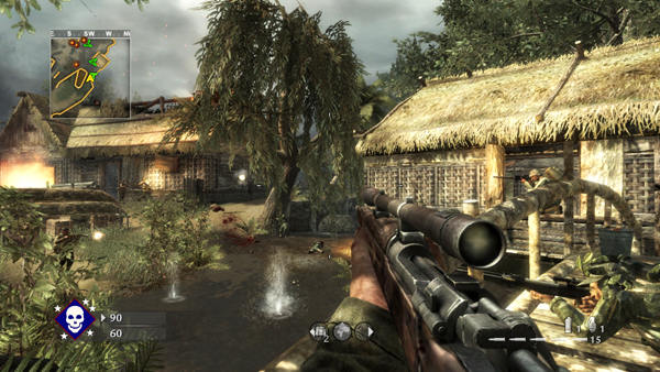 Gunnin' for that #1 spot: Sales of Call of Duty: World at War helped Activision post earnings of nearly $1 billion this past year, the company announced today. Guitar Hero and World of Warcraft were also named as leading Activision-Blizzard franchises.