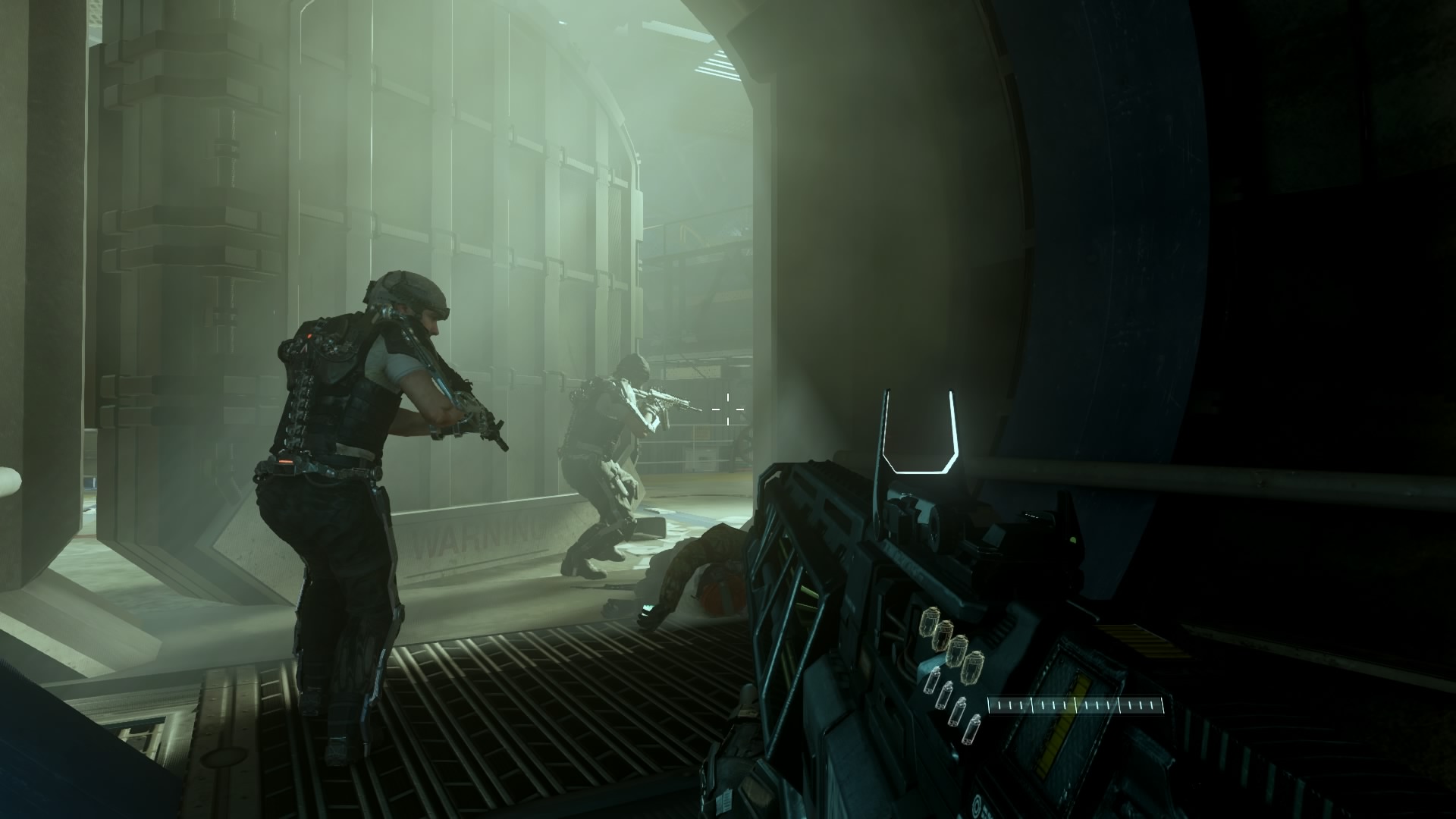 In a first for Call of Duty, men shoot other men