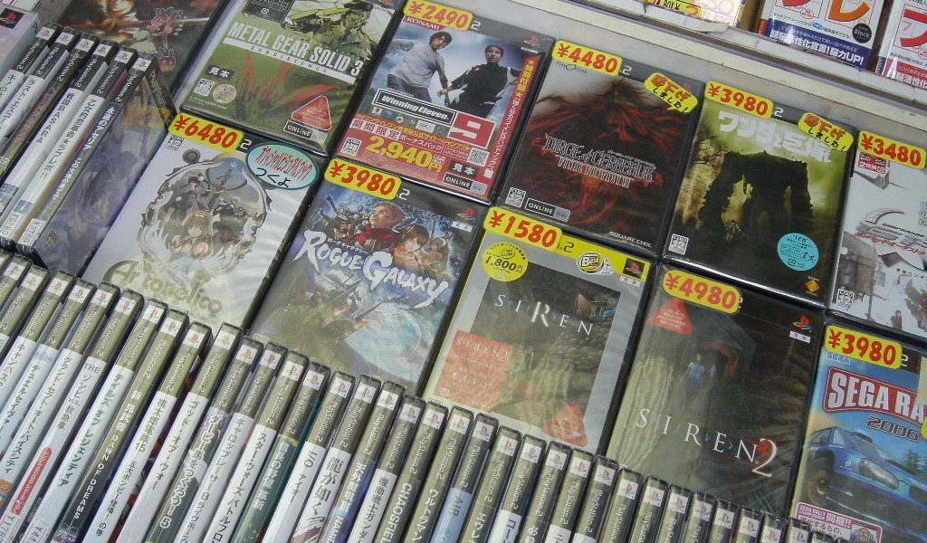 japanese video games store