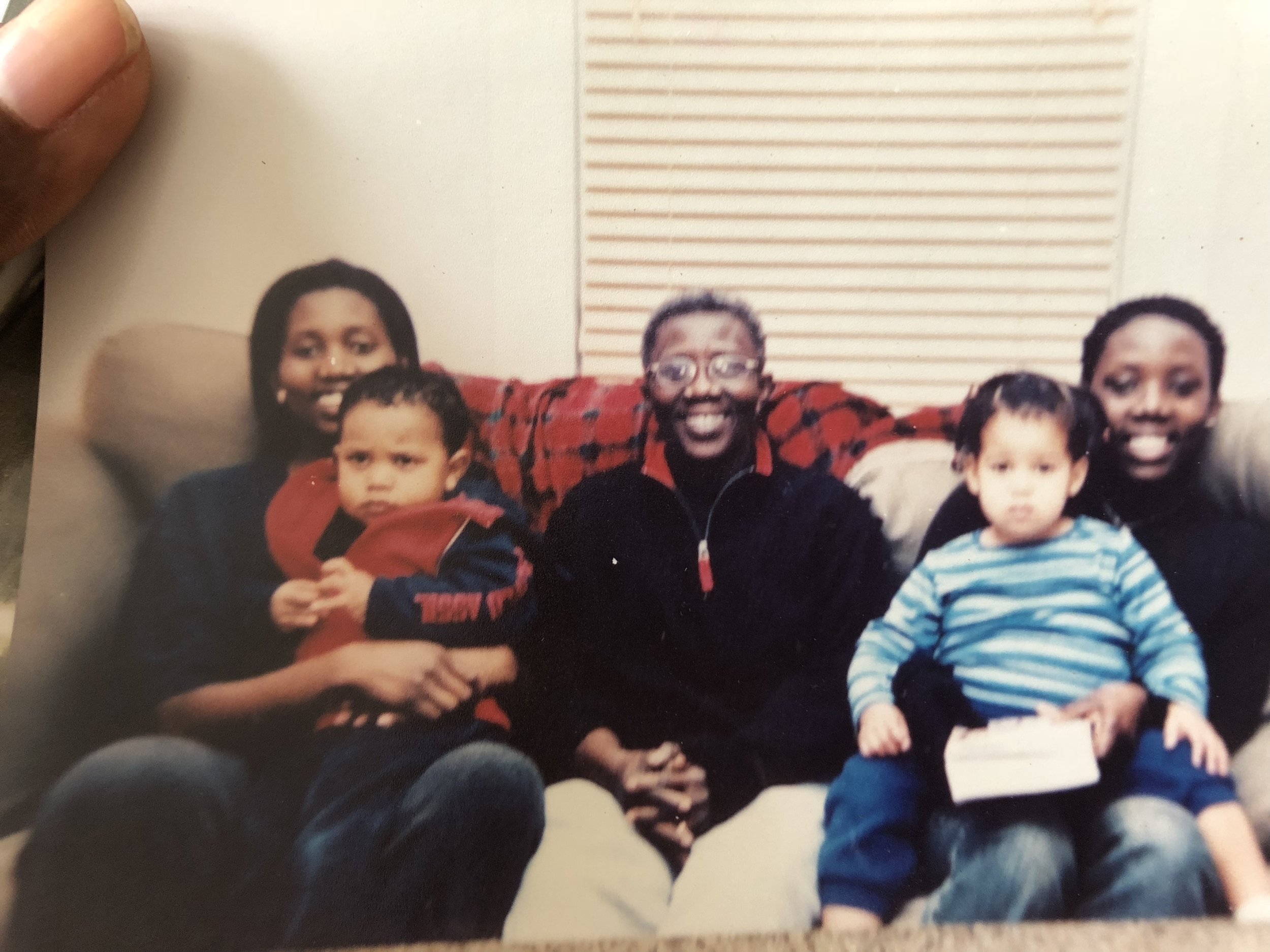 From left to right - me, my nephew, my mother, my daughter and my sister.
