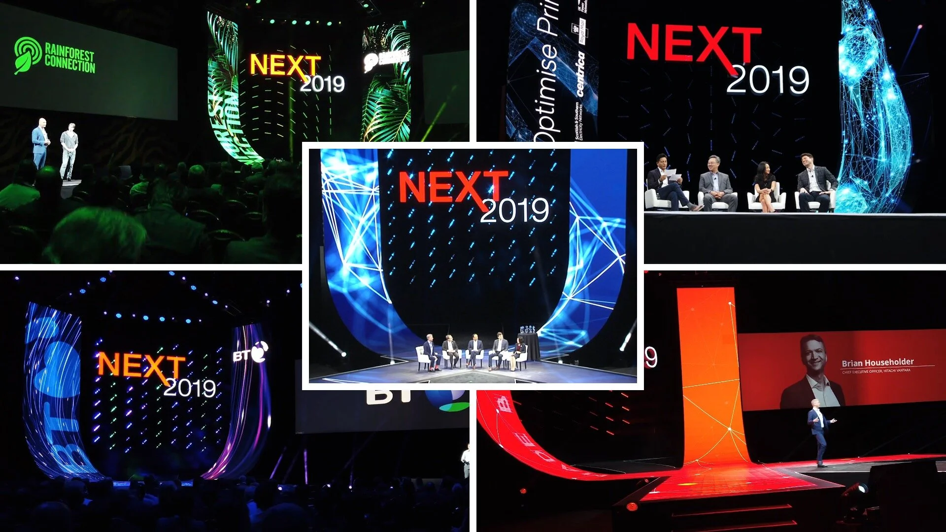Here are some examples of the X Screen Graphics from the live event.