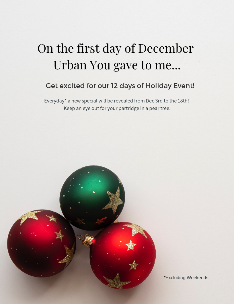 urban you holiday deals