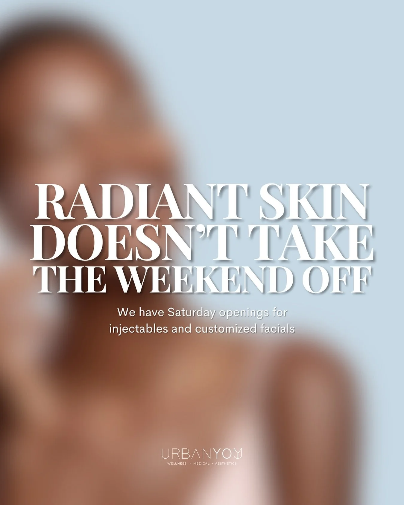 Can&rsquo;t make it in during the week? We&rsquo;ve got you covered. ✨

Saturdays are now open to book facials and injectables!

Every treatment is backed by the Science of Beauty, designed for real, lasting results that fit your schedule.

✨ Book yo