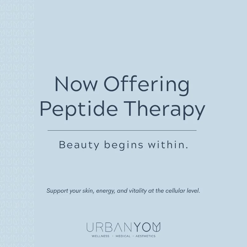 Wellness &amp; Peptide Therapy, Simplified

Experience personalized therapy at The Urban You, designed for your goals and lifestyle.

Our process is seamless:
✔ Simple online intake
✔ One-on-one education with our medical team
✔ Convenient scheduling