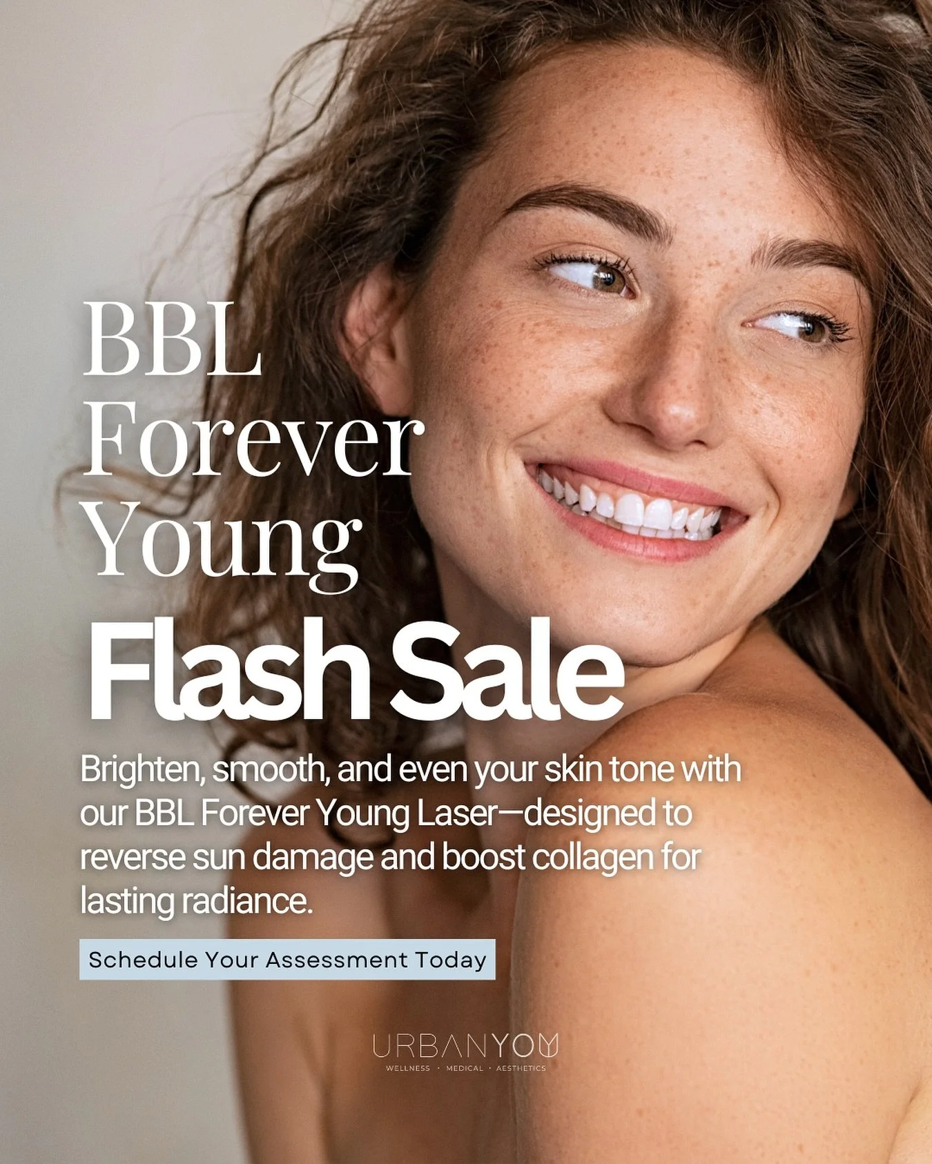 The secret to skin that looks as good as it feels. BBL Forever Young targets sun damage, redness, and fine lines&mdash;restoring brightness, smoothness, and youthful radiance at the cellular level. ✨

Our BBL Forever Young Flash Sale is live now &mda