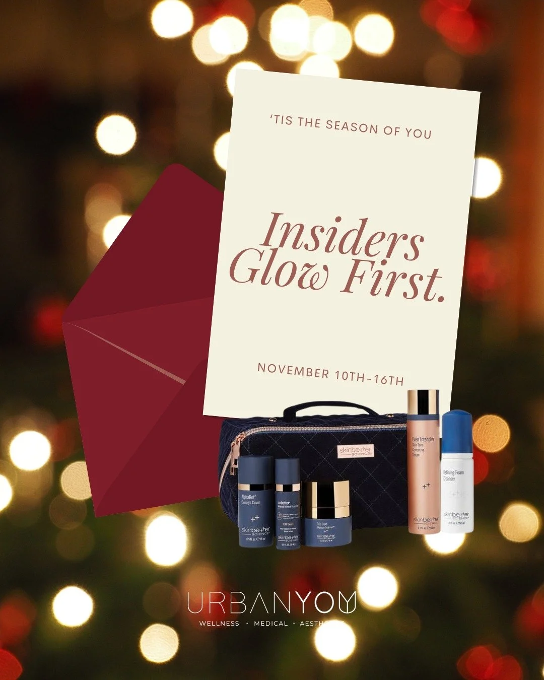 ✨ Insiders Glow First.

Holiday Tiers are now open exclusively to members&mdash;your access to Bonus Bucks, luxe treatments, and exclusive gifts begins today.

Don&rsquo;t miss your chance to unwrap your glow before anyone else.

📞 Call (616) 570-02