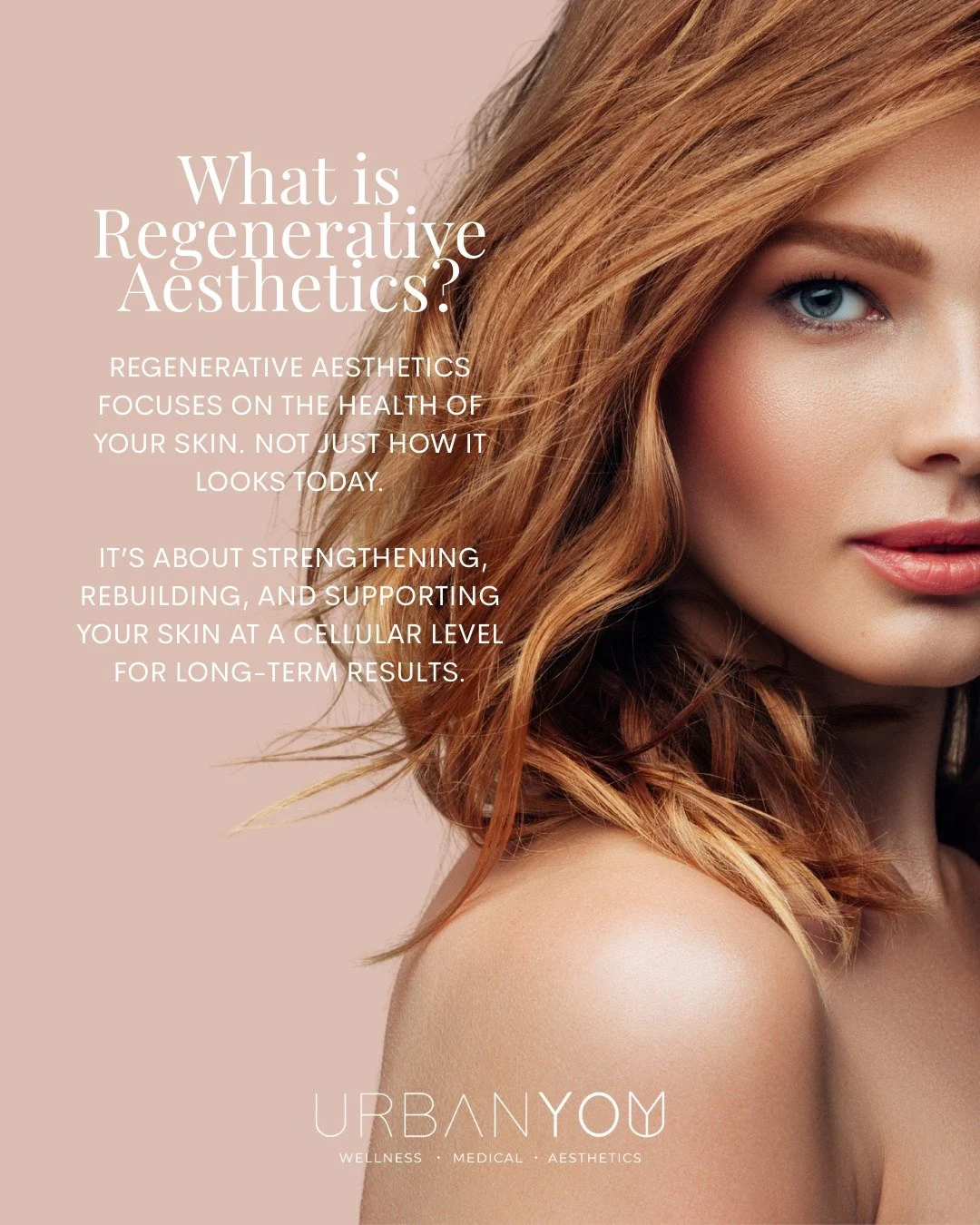 Healthy skin isn&rsquo;t built overnight, and it isn&rsquo;t one-size-fits-all.
Regenerative aesthetics focuses on strengthening, repairing, and supporting YOUR skin for the long run.

And the best part? You don&rsquo;t have to figure it out alone.
O