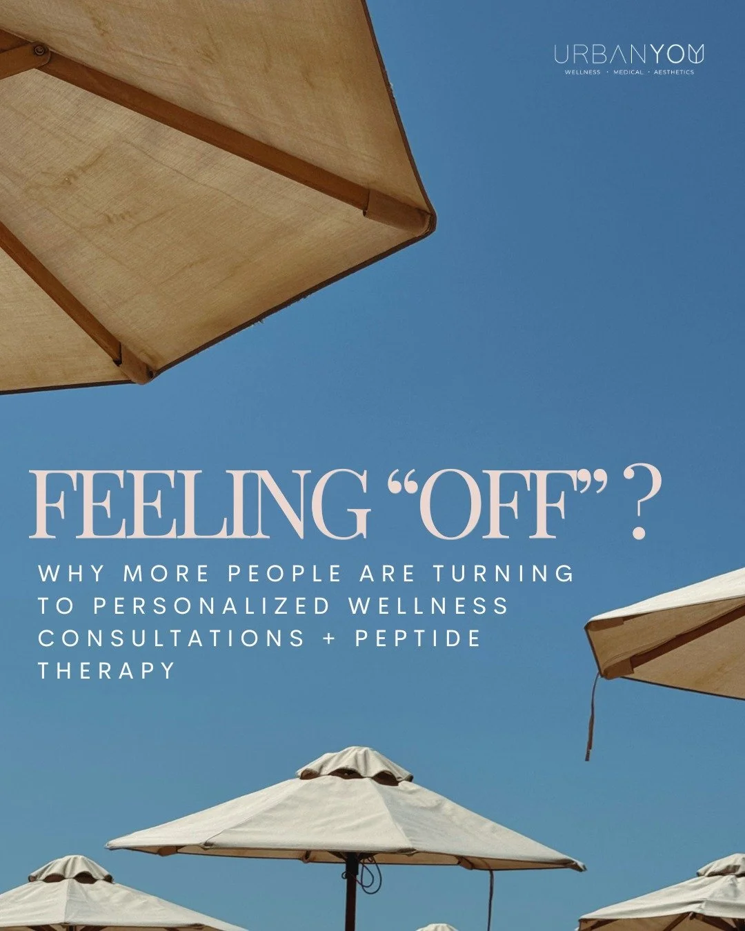 Feeling &ldquo;off&rdquo; isn&rsquo;t something you just have to push through.

Low energy, brain fog, burnout, hormonal shifts, stubborn weight changes. Your body could be asking for more personalized support.

At Urban You, our wellness consultatio