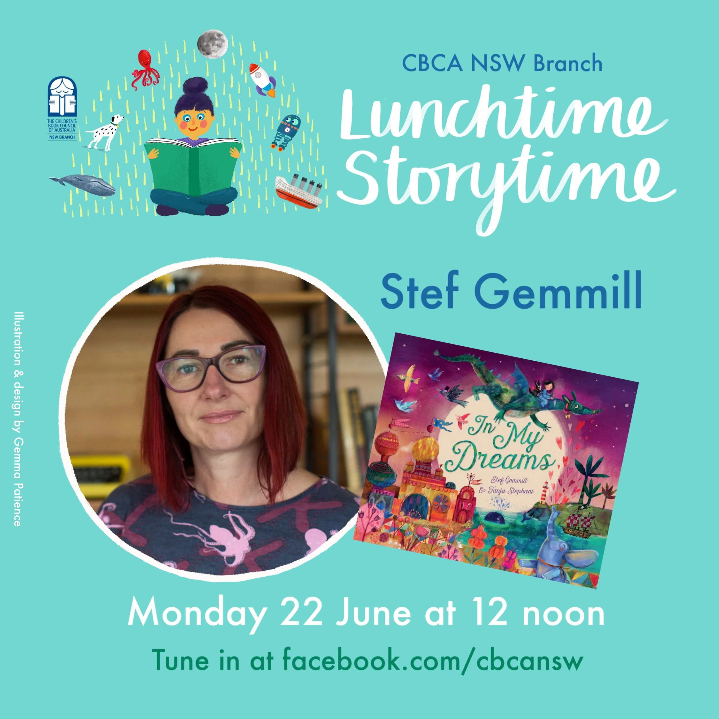 CBCA Storytime with author Stef Gemmill