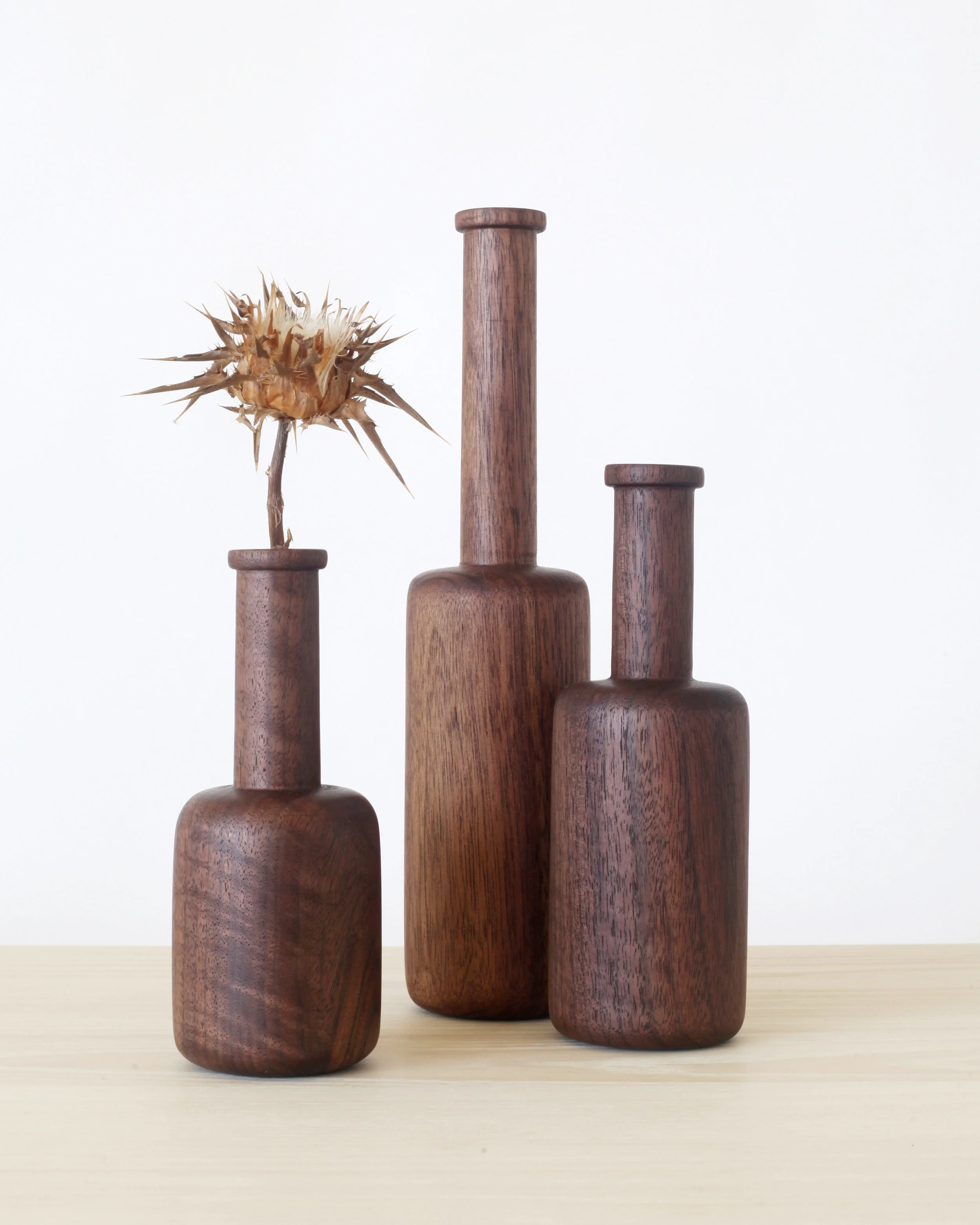 Wooden bottles- Black walnut