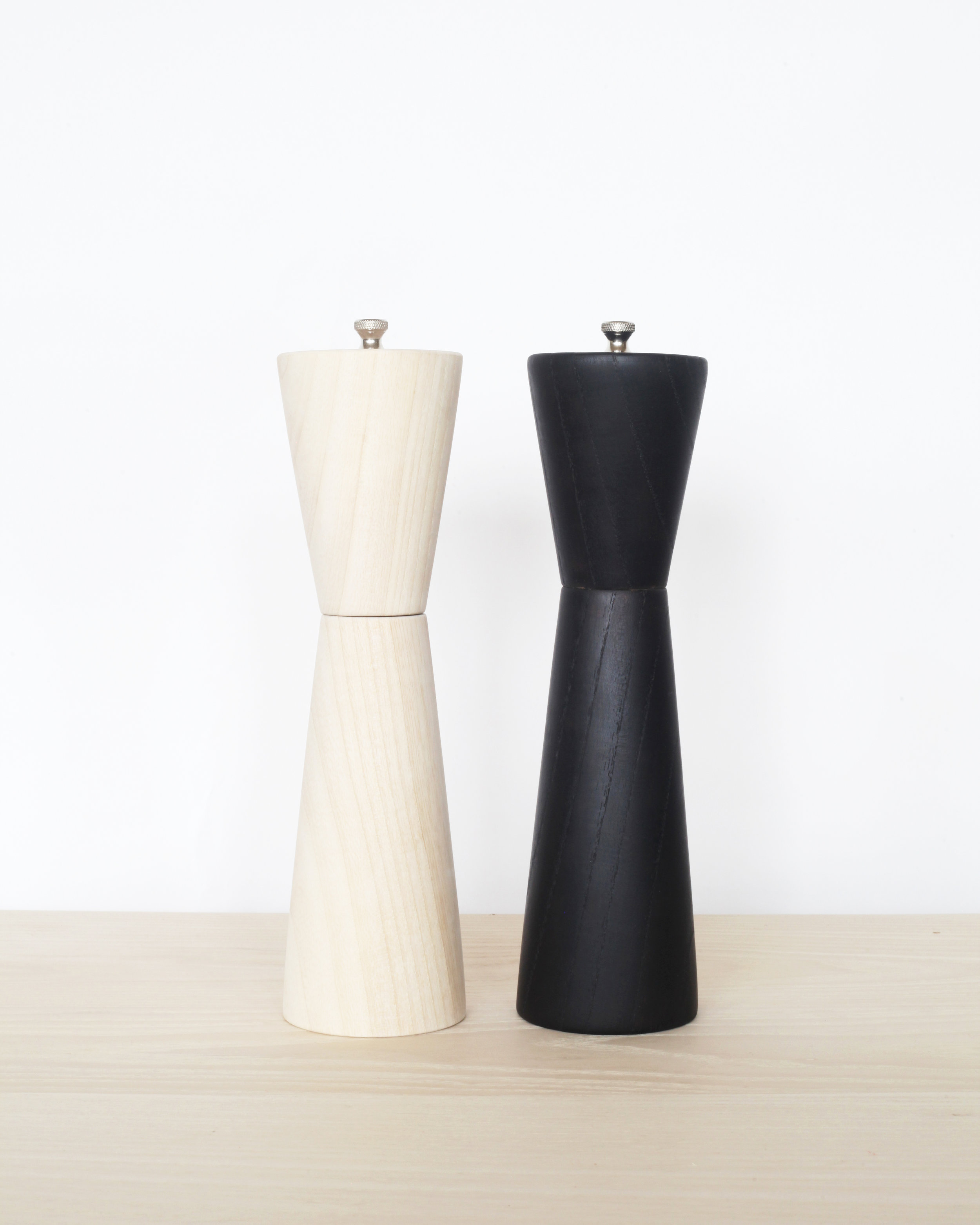  Salt and pepper-  Bleached/ charred Modesto ash 