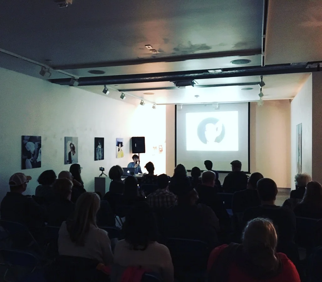 My artist talk at Blue Sky Gallery in Portland on November 4th 2017 