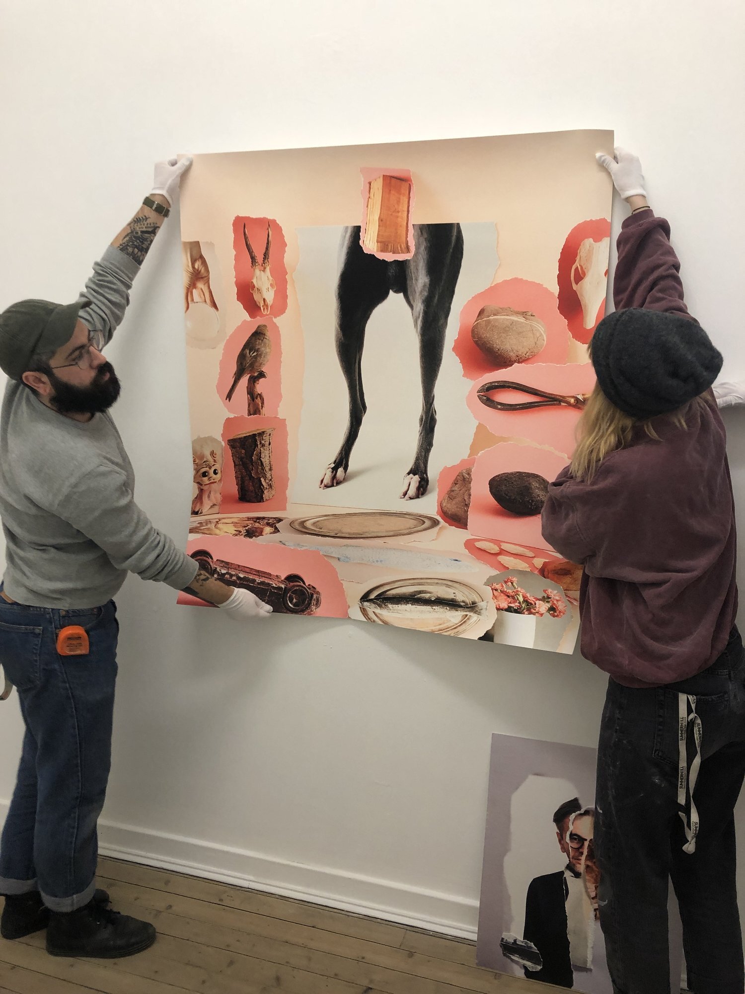 Summerhall team installing ‘Lethe’ for my solo show in Edinburgh Feb-March 2019