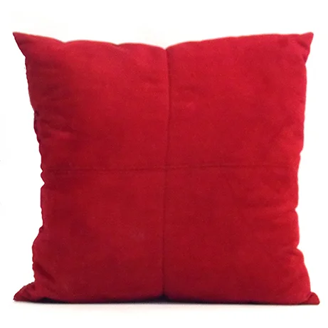 Red Four Square Throw Pillow