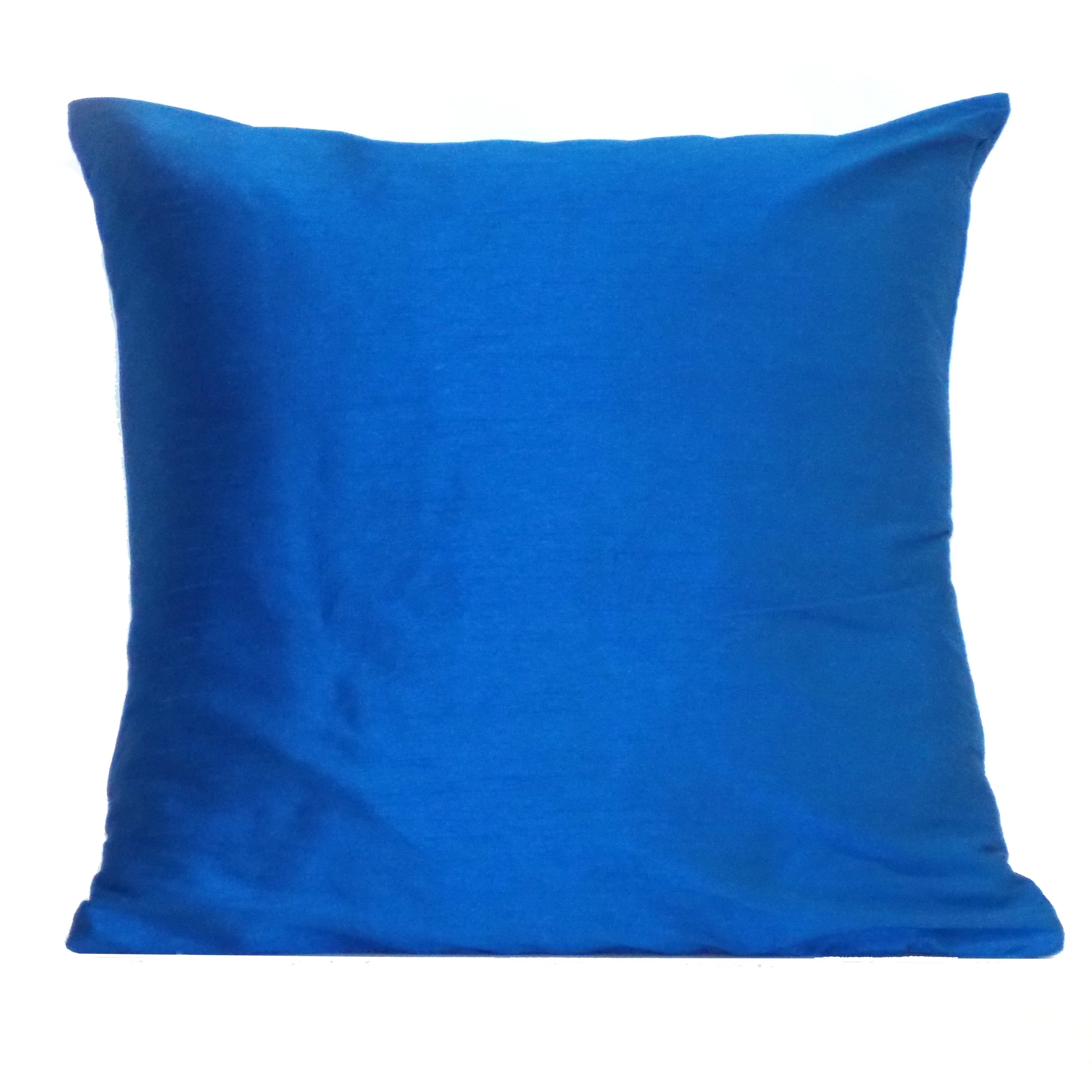 Electric Blue Throw Pillow