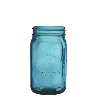 Vintage Blue Mason Jar