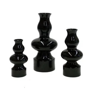 Black Wave Vase